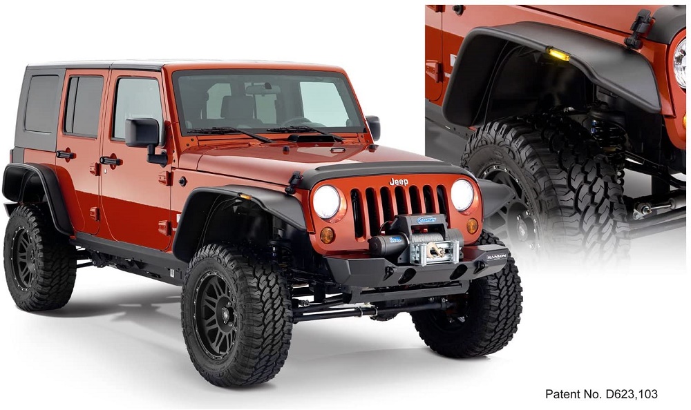 Bushwacker Flat Style Fender Flares for Jeeps from Northwest Auto Accessories